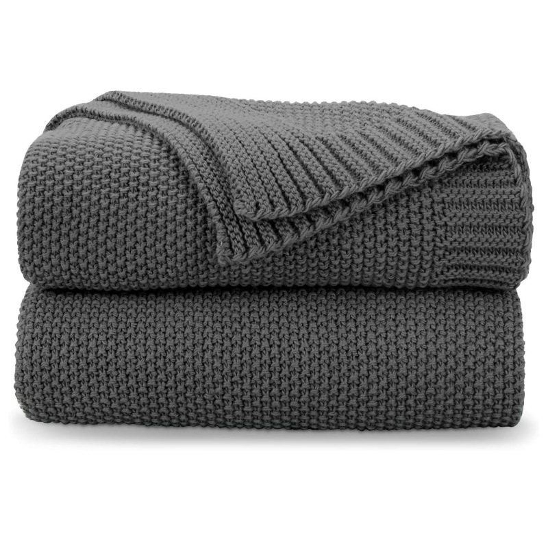 Megztas sofų pledas iš akrilo pluošto, 800–999 g, vienodą raštą, lengvas prabangos stilius, tinkama visoms metų laikams, pritaikymas