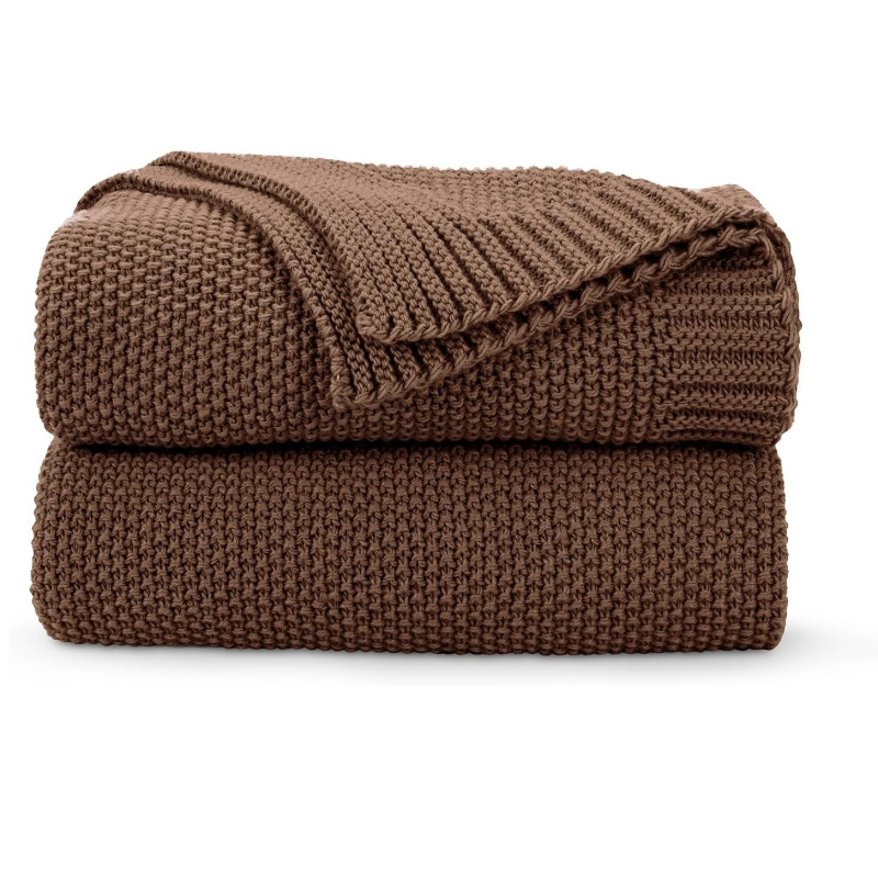 Megztas sofų pledas iš akrilo pluošto, 800–999 g, vienodą raštą, lengvas prabangos stilius, tinkama visoms metų laikams, pritaikymas