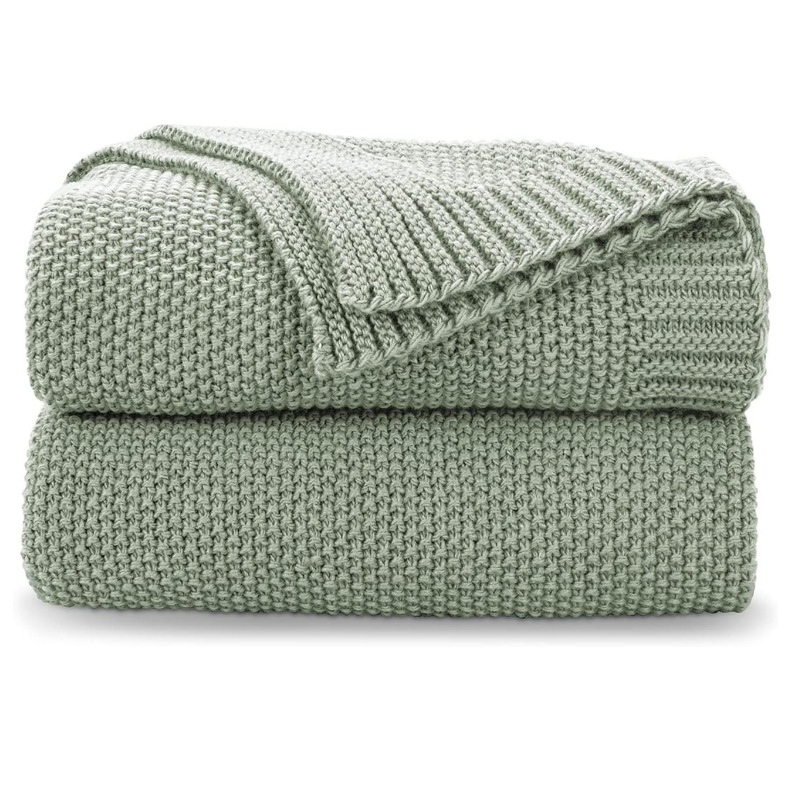 Megztas sofų pledas iš akrilo pluošto, 800–999 g, vienodą raštą, lengvas prabangos stilius, tinkama visoms metų laikams, pritaikymas