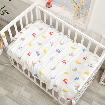 Dvigubo sluoksnio vaiko pledas iš viskozės, vasaros lengvas pledas, animacinis raštas, pirmosios kokybės