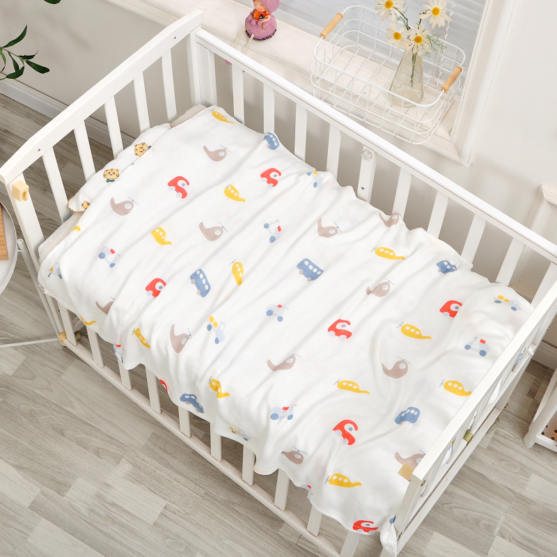 Dvigubo sluoksnio vaiko pledas iš viskozės, vasaros lengvas pledas, animacinis raštas, pirmosios kokybės