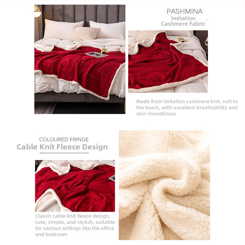 Megztas biuro pledas, vienodos spalvos raštas, akrilinis audinys, šiuolaikiškas minimalistinis stilius, pritaikomas apdirbimas, tinkamas pavasariui ir rudeniui