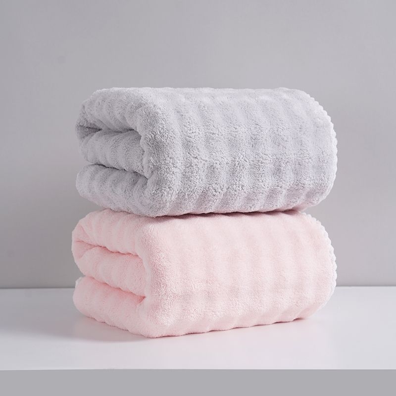 2 darabos mikroszálas fürdőlepedő, Jacquard 150D, gyorsan száradó, puha és vastag, fürdő- és strandtörölköző