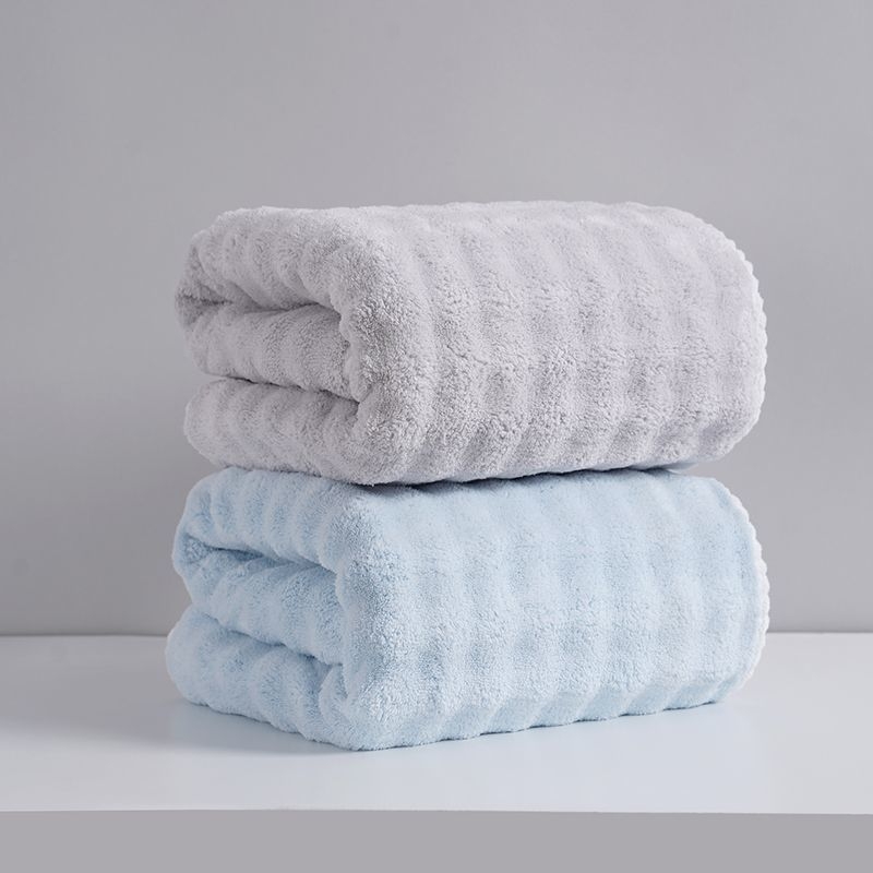 2 darabos mikroszálas fürdőlepedő, Jacquard 150D, gyorsan száradó, puha és vastag, fürdő- és strandtörölköző