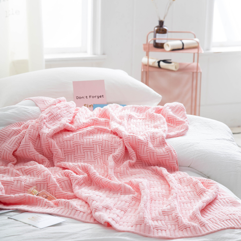 Yongshi Needle medvilninė megzta antklodė, 800–999 g, pritaikomas apdorojimas, vienetinės partijos palaikymas, šiuolaikiškas minimalistinis stilius