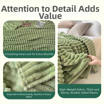 Flanelinė antklodė, Poliesterio pluoštas, 1000-1500 g, visiems metų laikams, pritaikoma