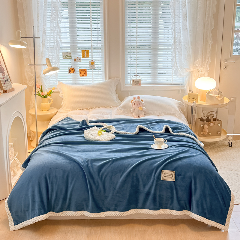 Dvipusė pledas ir antklodės užvalkalas, pieno veliūras, dviejų sluoksnių pledas, svoris 2500–3000 g, ruduo ir žiema