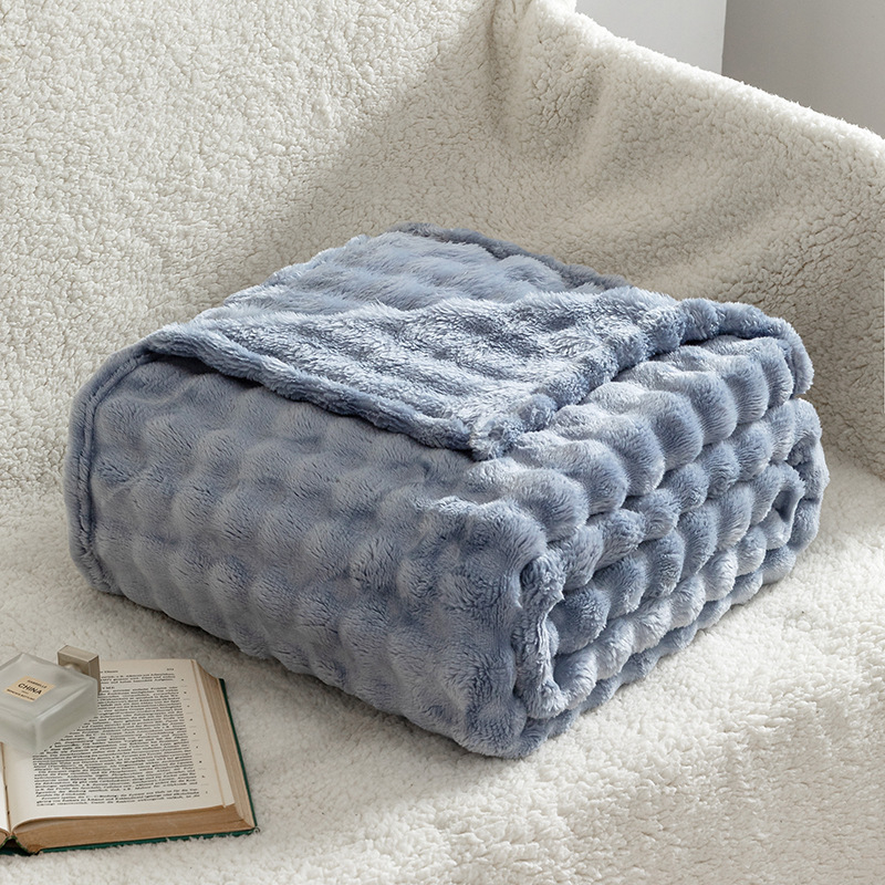 Bubble Rabbit flanelės pledas, poliesterio pluoštas, 300–500 g, pritaikomas, visoms metų laikoms