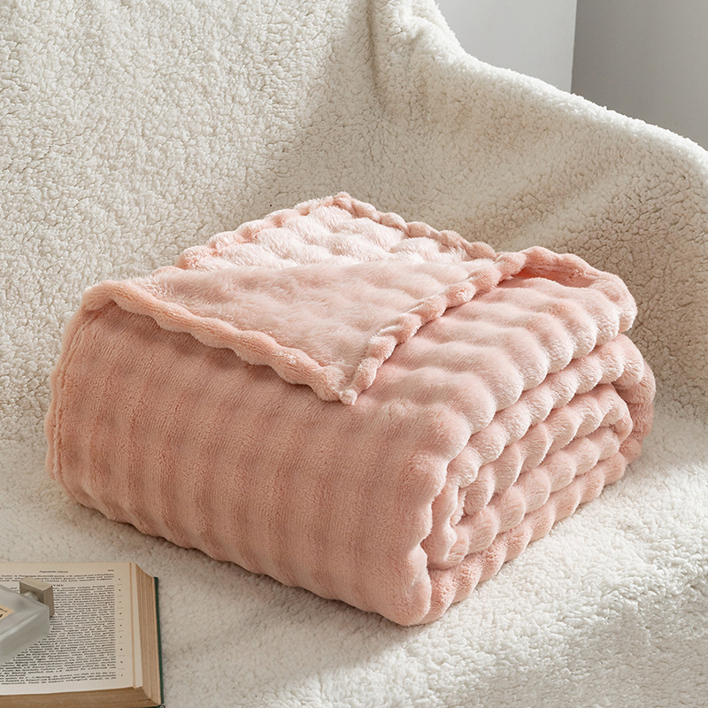 Bubble Rabbit flanelės pledas, poliesterio pluoštas, 300–500 g, pritaikomas, visoms metų laikoms