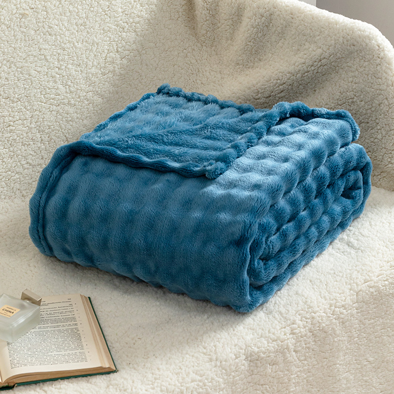 Bubble Rabbit flanelės pledas, poliesterio pluoštas, 300–500 g, pritaikomas, visoms metų laikoms
