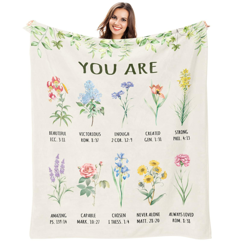 Flanelinė pledė su gėlių raštu, 100% poliesteris, 260 g/m², pavasaris–ruduo, susitraukimas 2–3%