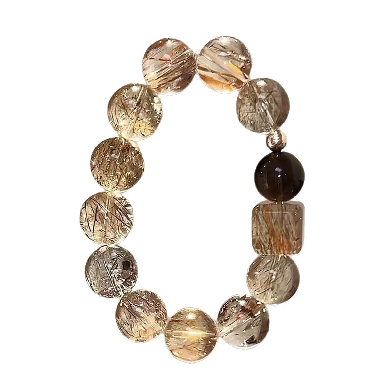 Kristalna narukvica, geometrijski dizajn, unisex, Zhuoya marka, proljeće 2025 (Crystal; Copper Hair Crystal; Geometric; Unisex; Spring 2025)