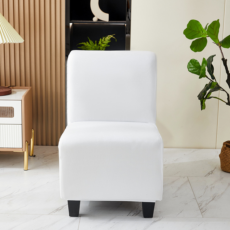 Karfa nélküli, egy üléses kanapé huzat – anyag: textil, csúszásmentes, kopásálló, macska-karcolások elleni védelem, minimalist stílus, egyszínű minta