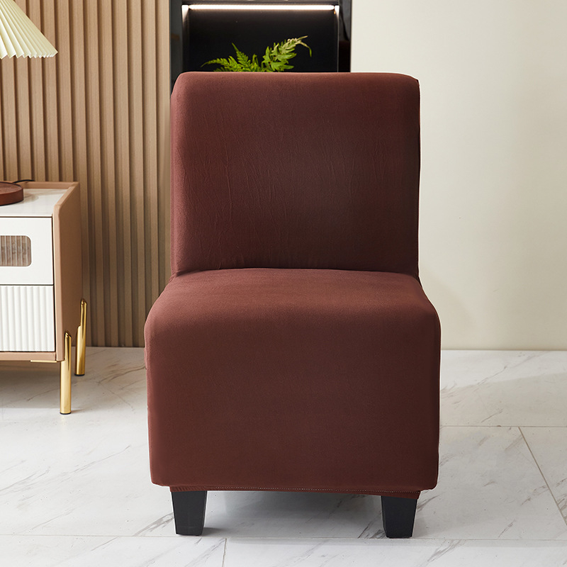 Karfa nélküli, egy üléses kanapé huzat – anyag: textil, csúszásmentes, kopásálló, macska-karcolások elleni védelem, minimalist stílus, egyszínű minta