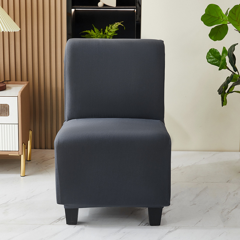 Karfa nélküli, egy üléses kanapé huzat – anyag: textil, csúszásmentes, kopásálló, macska-karcolások elleni védelem, minimalist stílus, egyszínű minta