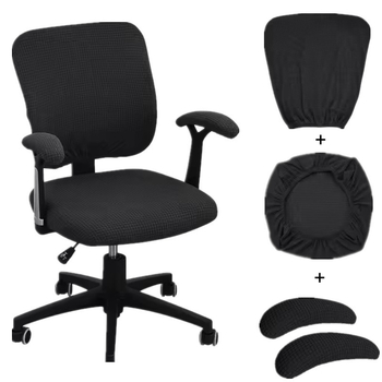 Set presvlaka za stolicu s naslonima za ruke - Buque, poliester, protuklizni, otporan na habanje, otporan na prašinu i toplinu, pravokutni oblik, moderni stil