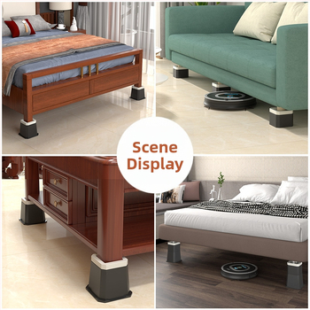 Regulējami krēsla kāju pacēlāji ar kāju paliktņiem – pretslīdēšana, izturīgi pret nolietojumu, mitruma izturīgi