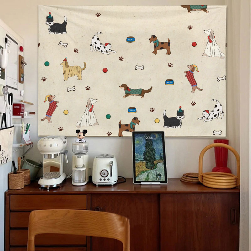 Plišani goblen za spavaću sobu, pravokutni, digitalni termalni transfer, glavni materijal poliester 91-100%