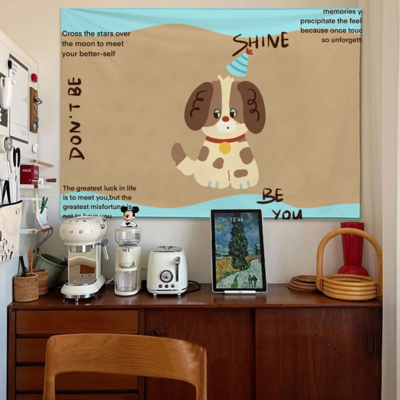 Plišani goblen za spavaću sobu, pravokutni, digitalni termalni transfer, glavni materijal poliester 91-100%