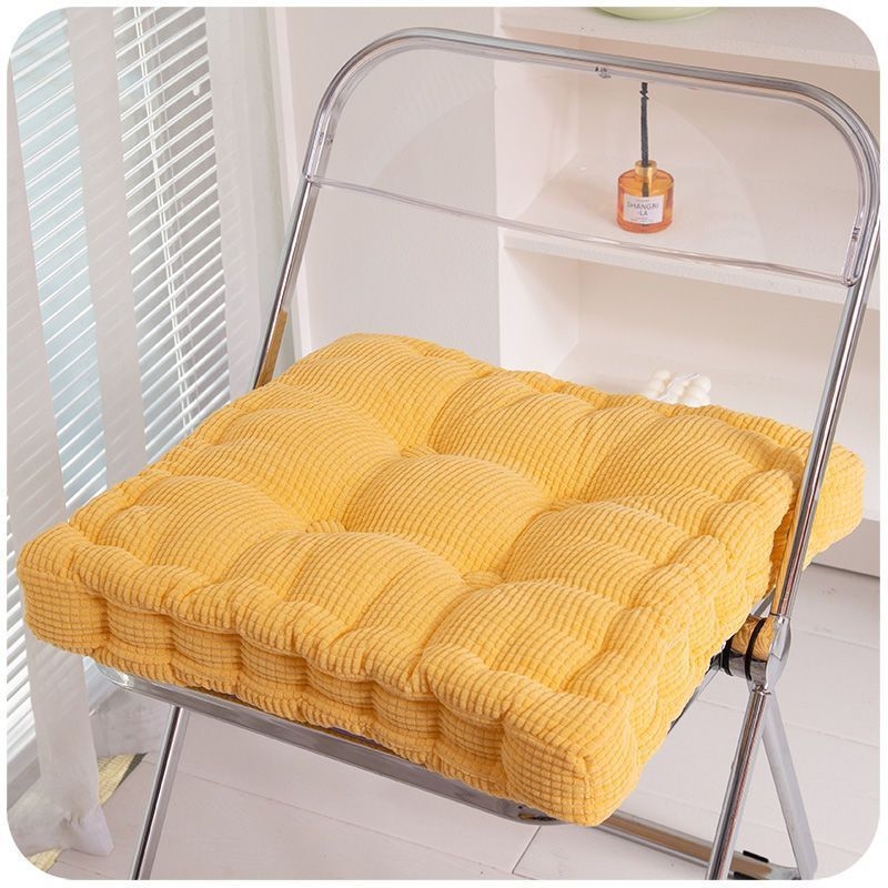 Diák ülőpárna, pamut, minimalist stílus, doily-formájú párna, hosszú ülés utáni fájdalom elleni kényelem, rácsmintás