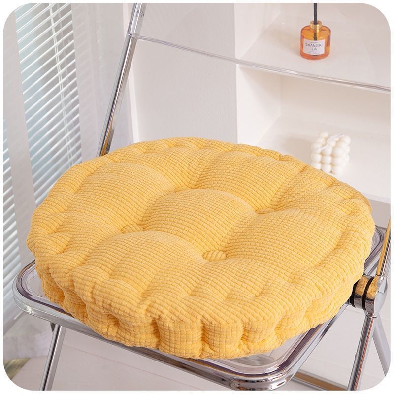 Diák ülőpárna, pamut, minimalist stílus, doily-formájú párna, hosszú ülés utáni fájdalom elleni kényelem, rácsmintás