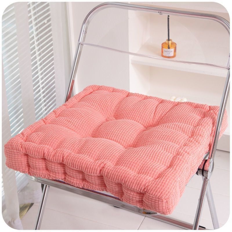 Diák ülőpárna, pamut, minimalist stílus, doily-formájú párna, hosszú ülés utáni fájdalom elleni kényelem, rácsmintás