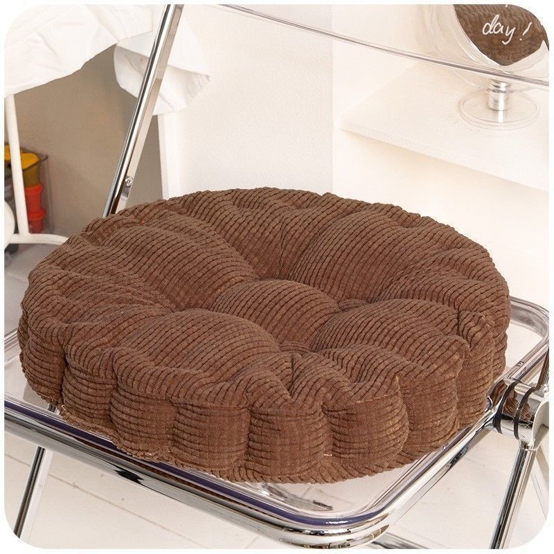 Diák ülőpárna, pamut, minimalist stílus, doily-formájú párna, hosszú ülés utáni fájdalom elleni kényelem, rácsmintás