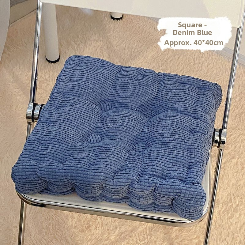 Diák ülőpárna, pamut, minimalist stílus, doily-formájú párna, hosszú ülés utáni fájdalom elleni kényelem, rácsmintás