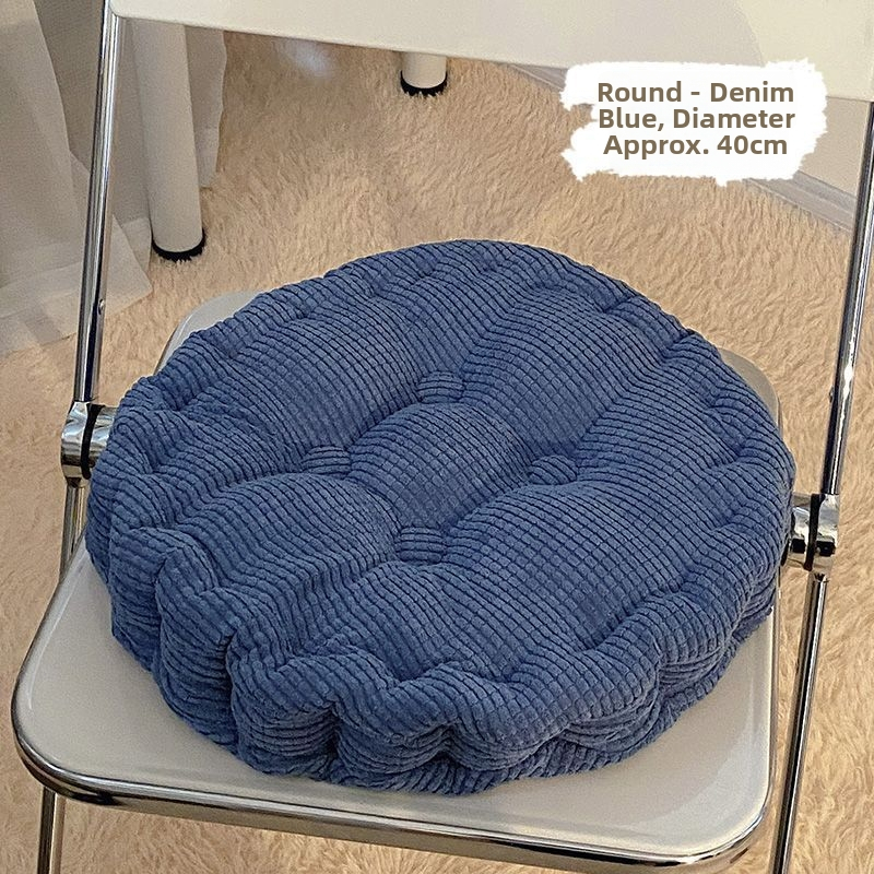 Diák ülőpárna, pamut, minimalist stílus, doily-formájú párna, hosszú ülés utáni fájdalom elleni kényelem, rácsmintás