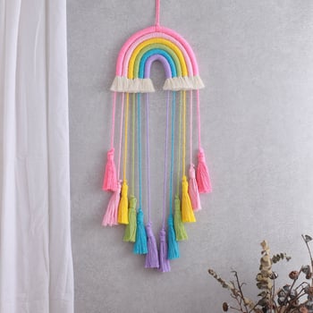 Gobelja snova, ručno tkana konoplja-pamučna smjesa, pravokutni zidni ukras za dnevni boravak, kineski stil boemska dekoracija.