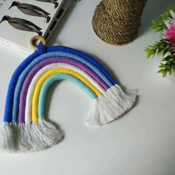 Gobelja snova, ručno tkana konoplja-pamučna smjesa, pravokutni zidni ukras za dnevni boravak, kineski stil boemska dekoracija.