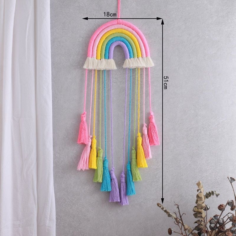 Gobelja snova, ručno tkana konoplja-pamučna smjesa, pravokutni zidni ukras za dnevni boravak, kineski stil boemska dekoracija.