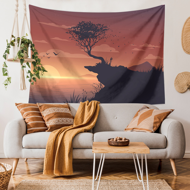 Zidni tapiser od poliesterskih vlakana, sadržaj glavnog sastojka 91–100%, digitalni termalni prijenos, kvadratni oblik, uzorak: lik