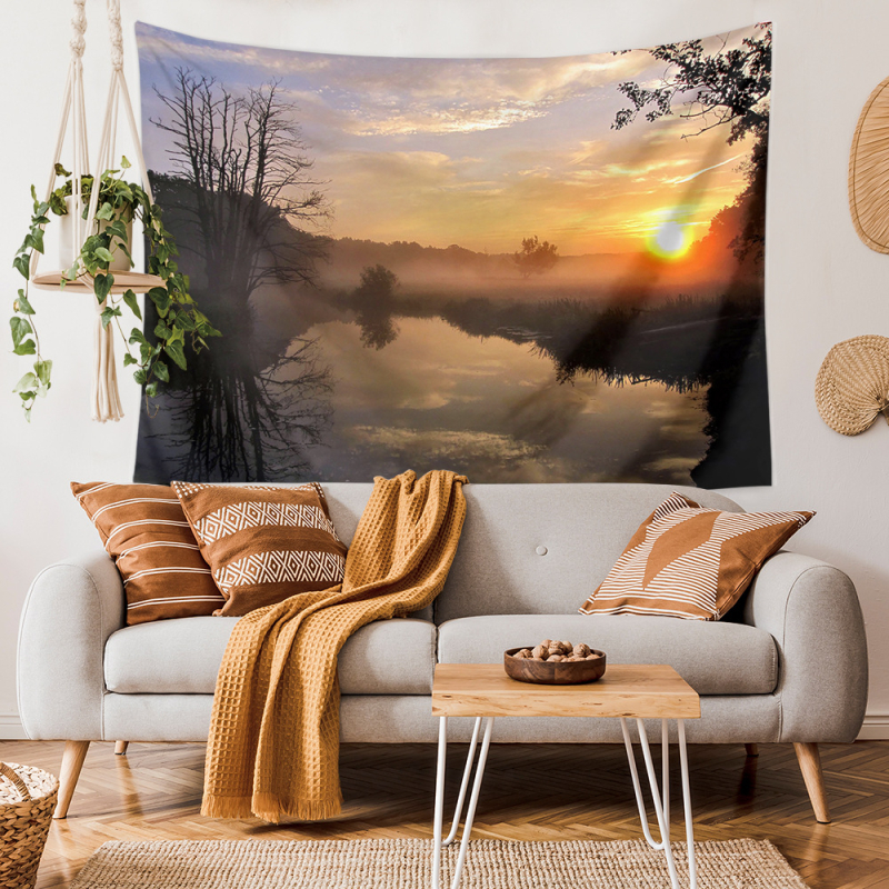 Zidni tapiser od poliesterskih vlakana, sadržaj glavnog sastojka 91–100%, digitalni termalni prijenos, kvadratni oblik, uzorak: lik