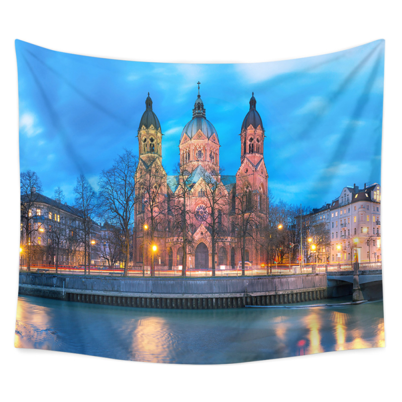 Zidni tapiser od poliesterskih vlakana, sadržaj glavnog sastojka 91–100%, digitalni termalni prijenos, kvadratni oblik, uzorak: lik