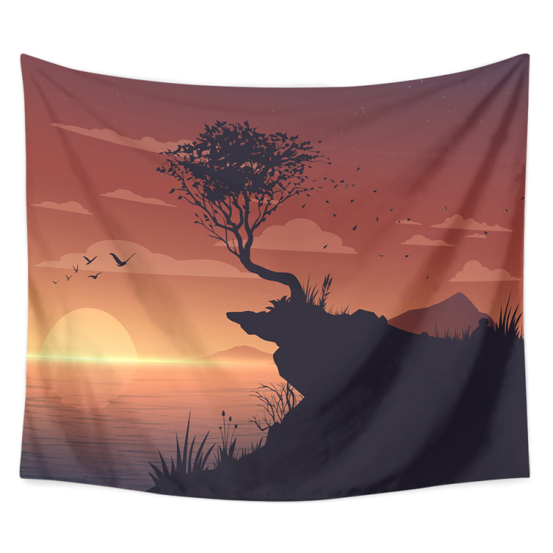 Zidni tapiser od poliesterskih vlakana, sadržaj glavnog sastojka 91–100%, digitalni termalni prijenos, kvadratni oblik, uzorak: lik