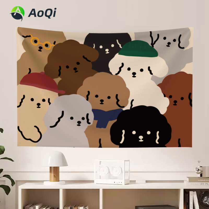 Prisitaikantis poliesterio gobelenas sienai – stačiakampis sieninis kilimas su skaitmenine termotransferinės spauda peizažo raštu, svetainei ir miegamajam