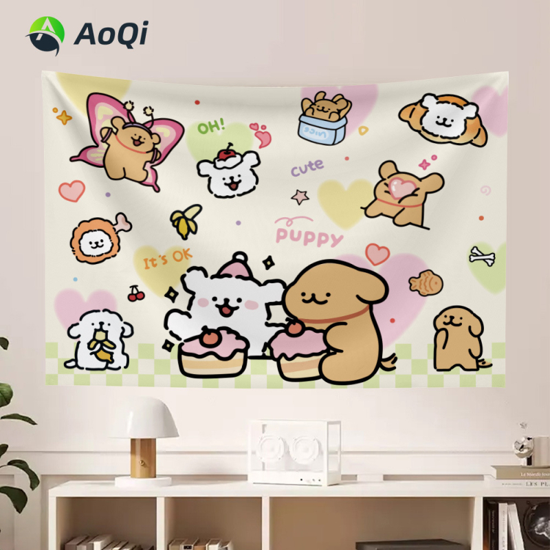 Prisitaikantis poliesterio gobelenas sienai – stačiakampis sieninis kilimas su skaitmenine termotransferinės spauda peizažo raštu, svetainei ir miegamajam