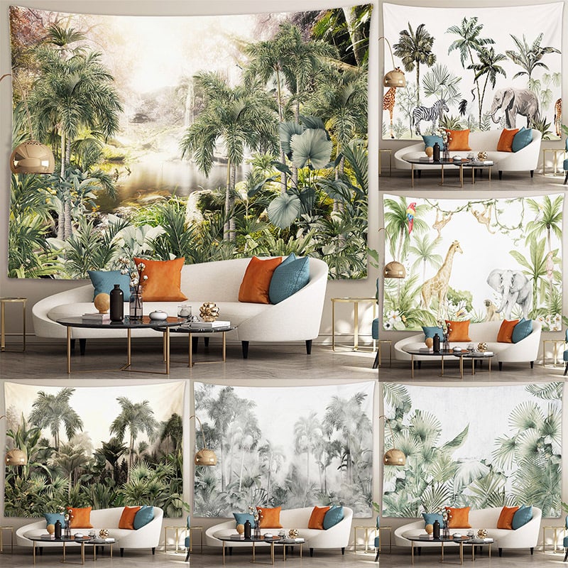 Geometrinis gobelenas – poliesterio su viskoze mišiniu, stačiakampio formos, mašininis audimas, skalbimas mašinoje