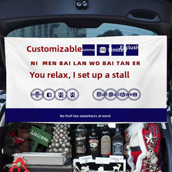 Prekybos stendo dekoratyvinis gobelenas — pripildyta medvilnė, 90% medvilnė, netkota medžiaga