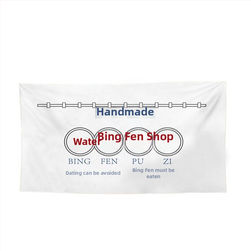 Prekybos stendo dekoratyvinis gobelenas — pripildyta medvilnė, 90% medvilnė, netkota medžiaga