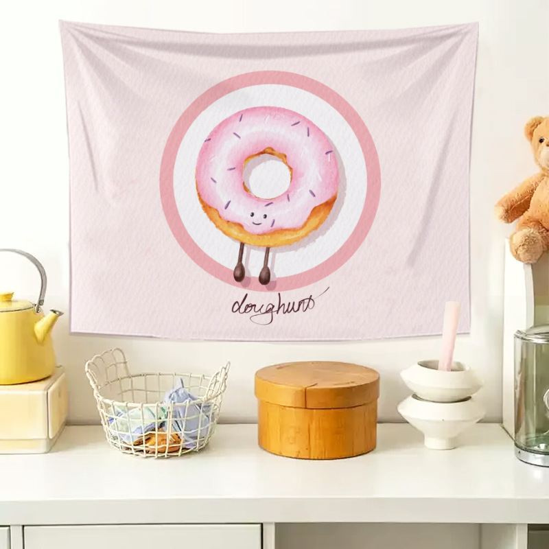 Sieninis gobelenas - duonos kepimo tema, plišinis audinys, pagrindinis audinio turinys: 91-100% poliesteris, skaitmeninis termotransferis, forma: stačiakampė, raštas: figura