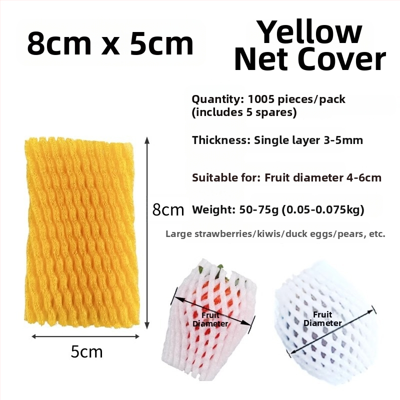 Vaisių tinklinė apsauga iš EPE perlų vatos, kvėpuojanti, storinta apsauga šviežiam vaisiams ir daržovėms