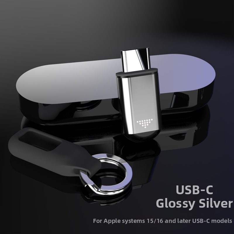 Mini infraskanais raidītājs viedtālruņiem ar lietotnes vadību – saskarne Lightning/Type-C/USB-C; darbības diapazons 8–15 m; materiāls: alumīnija sakausējums/PC/PVC mīksts silikons; IR raidītājs