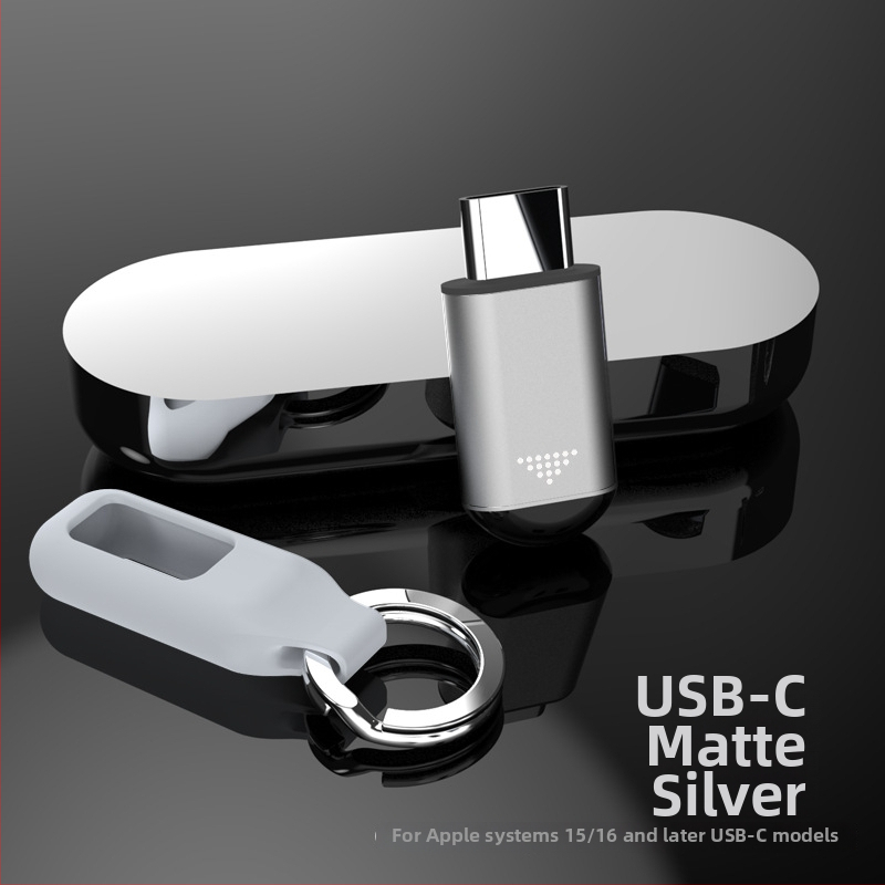 Mini infraskanais raidītājs viedtālruņiem ar lietotnes vadību – saskarne Lightning/Type-C/USB-C; darbības diapazons 8–15 m; materiāls: alumīnija sakausējums/PC/PVC mīksts silikons; IR raidītājs