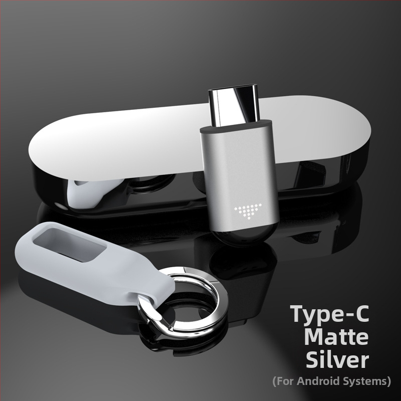 Mini infraskanais raidītājs viedtālruņiem ar lietotnes vadību – saskarne Lightning/Type-C/USB-C; darbības diapazons 8–15 m; materiāls: alumīnija sakausējums/PC/PVC mīksts silikons; IR raidītājs