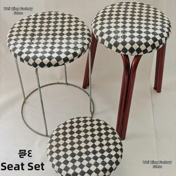 Aptuveni apļveidīgs taburetes pārvalks, materiāls Silk flower, zīmols Weiqing, stils Universāls, kategorija galdauts