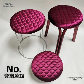 Aptuveni apļveidīgs taburetes pārvalks, materiāls Silk flower, zīmols Weiqing, stils Universāls, kategorija galdauts