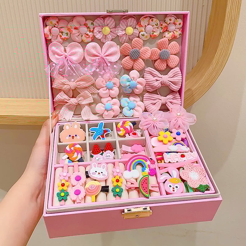 Bērnu matu aksesuāru komplekts – Korejas stila prinčeses galvas lentītes, metāla materiāls (2021. gada vasara)