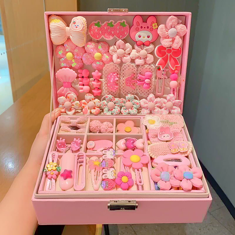 Bērnu matu aksesuāru komplekts – Korejas stila prinčeses galvas lentītes, metāla materiāls (2021. gada vasara)